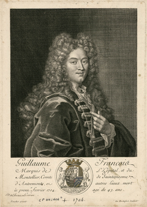 Portrait of Guillaume de l'Hopital